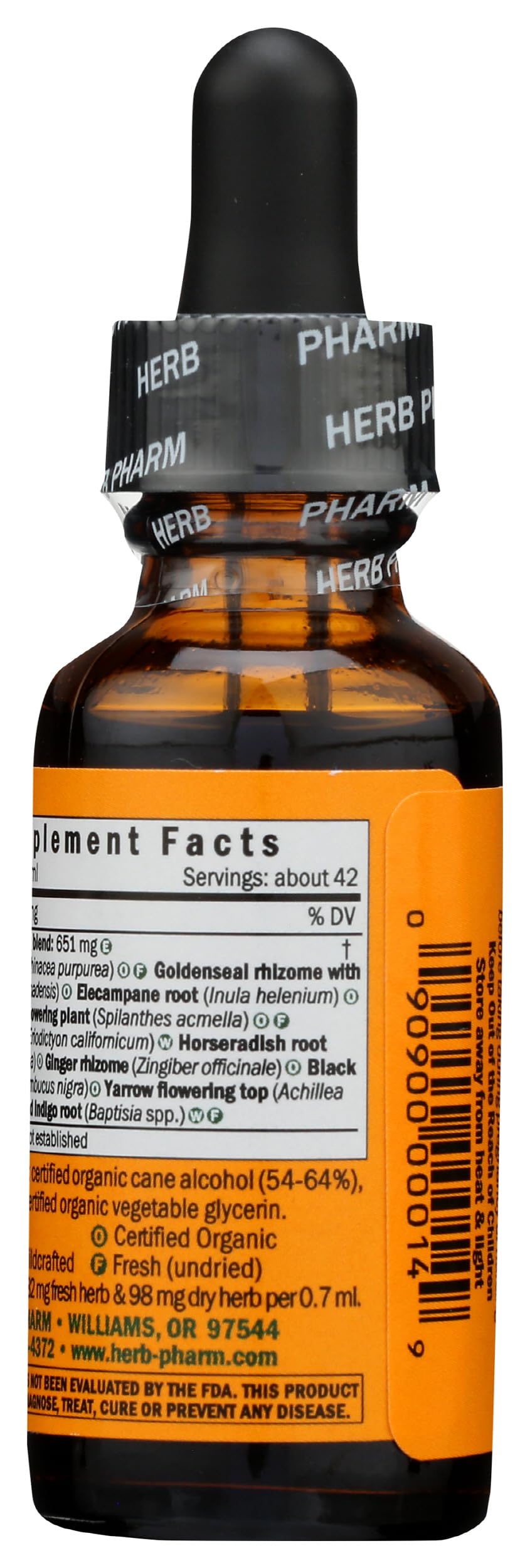 Foto 3 pulgar | Suplemento Herb Pharm Rapid Immune Boost 30 Ml - Venta Internacional.