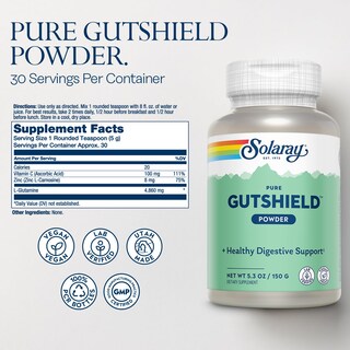 Foto 2 | Suplemento Solaray Gutshield Powder 150 G Para La Salud Intestinal - Venta Internacional.