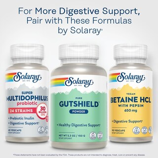 Foto 6 | Suplemento Solaray Gutshield Powder 150 G Para La Salud Intestinal - Venta Internacional.