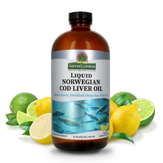 Foto 1 | Suplemento De Aceite De Hígado De Bacalao De Nature's Answer, 473 Ml - Venta Internacional.