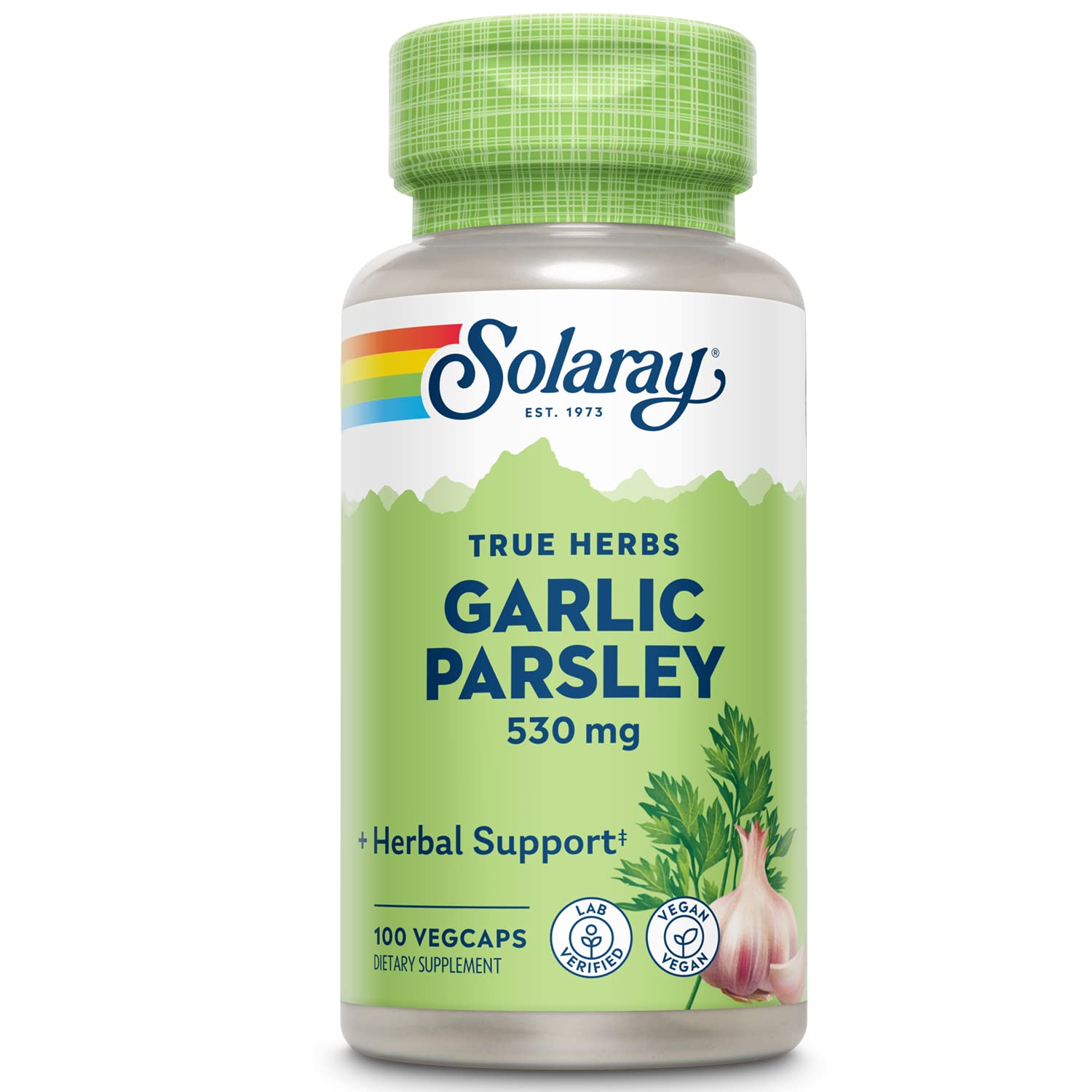Foto 2 pulgar | Suplemento Solaray De Bulbo De Ajo Y Hoja De Perejil 530 Mg, 100 Cápsulas Vegetales - Venta Internacional.