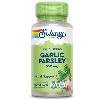 Foto 1 | Suplemento Solaray De Bulbo De Ajo Y Hoja De Perejil 530 Mg, 100 Cápsulas Vegetales - Venta Internacional.