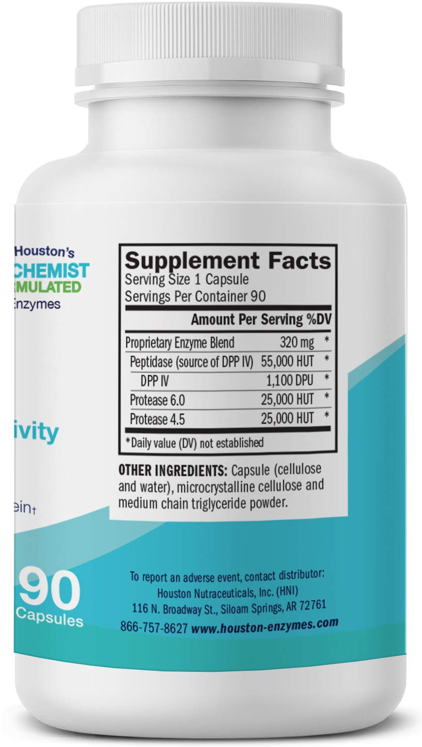 Foto 4 pulgar | Enzima Digestiva Houston Enzymes Afp Peptizyde 90 Cápsulas - Venta Internacional.
