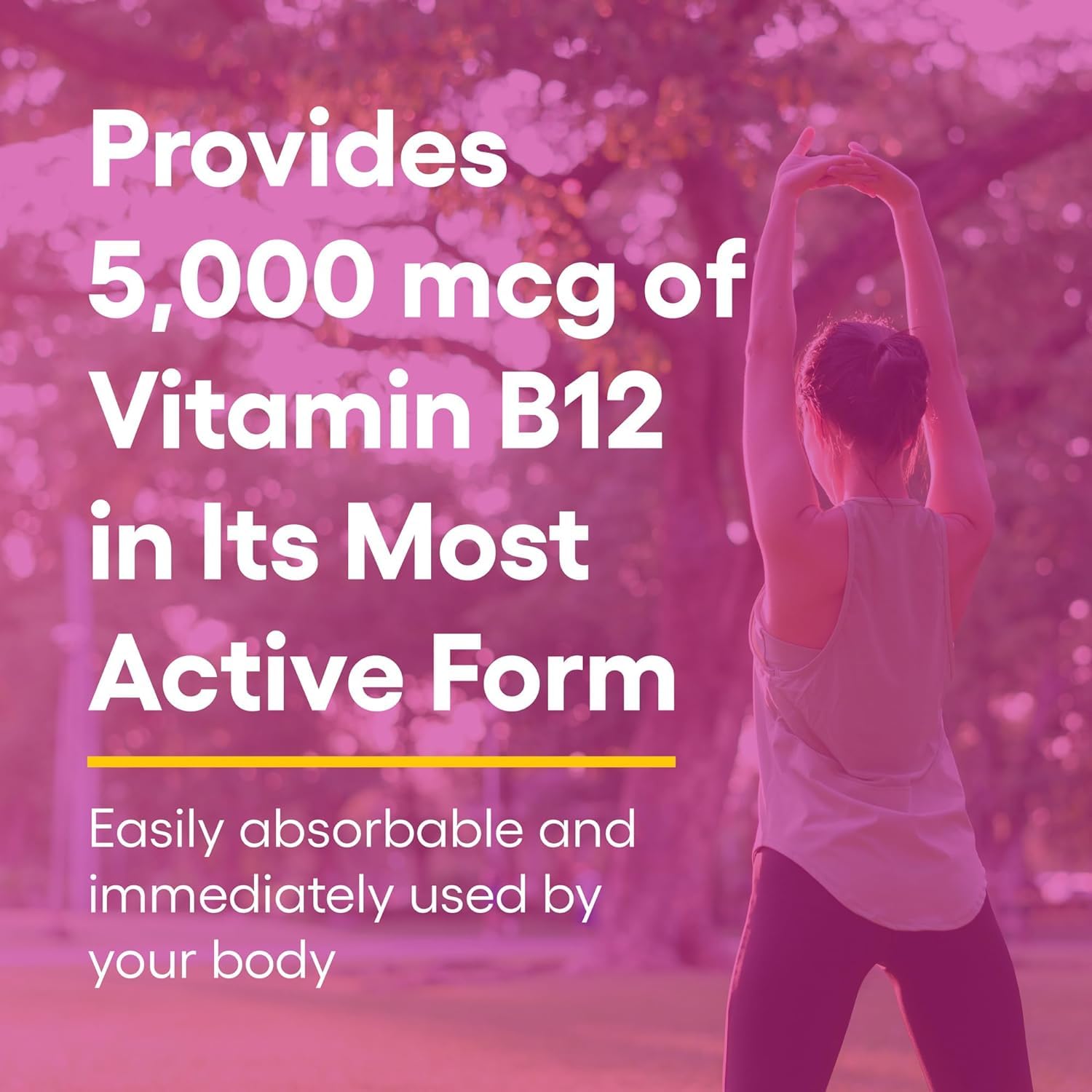 Foto 4 pulgar | Suplemento De Factores Naturales: Vitamina B12, Metilcobalamina, 5000 Mcg - Venta Internacional.