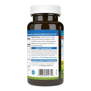 Foto 3 | Suplemento Carlson Labs Solar D Gems Con Vitamina D3, 2000 Ui - Venta Internacional.