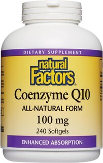 Foto 1 | Suplemento De Coenzima Q10 De Natural Factors, 100 Mg, 240 Cápsulas Blandas - Venta Internacional.
