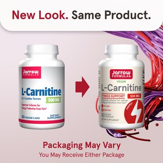 Foto 2 | Suplemento Jarrow Formulas L-carnitina 500 Mg 50 Cápsulas Vegetarianas - Venta Internacional.