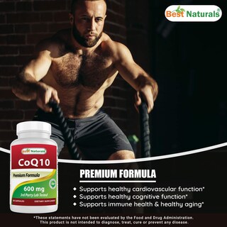 Foto 4 | Suplemento Best Naturals Coq10 600 Mg 60 Cápsulas - Venta Internacional.
