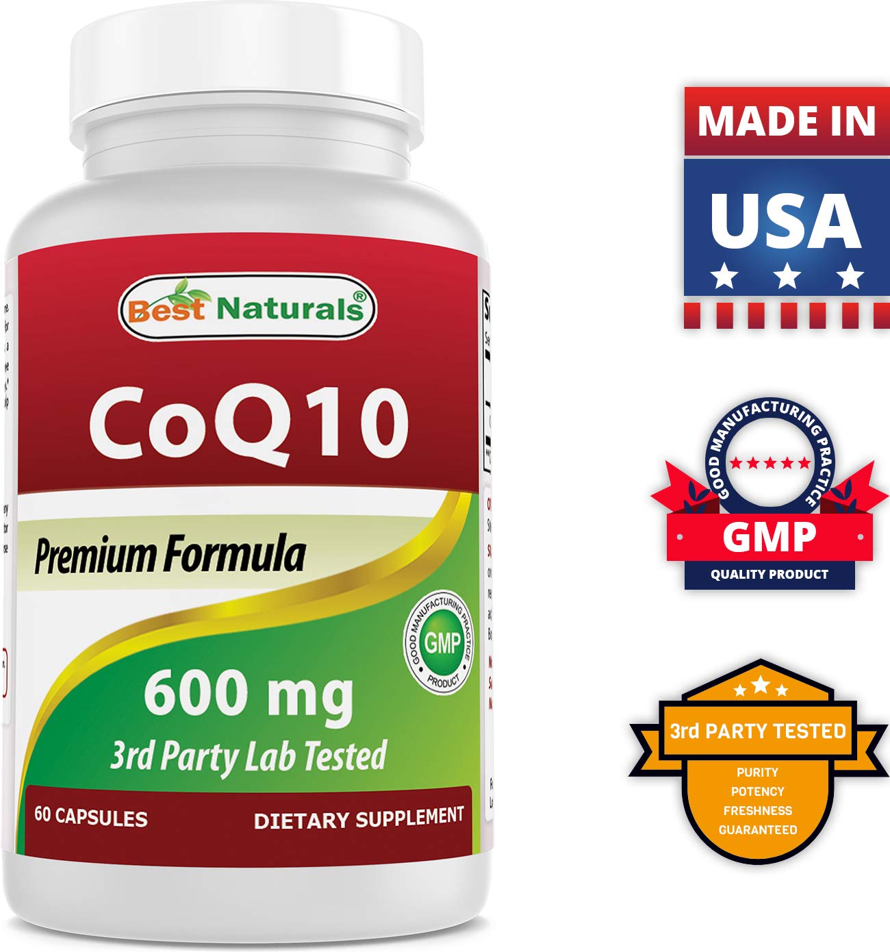 Foto 7 pulgar | Suplemento Best Naturals Coq10 600 Mg 60 Cápsulas - Venta Internacional.