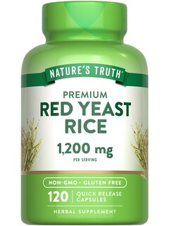 Foto 1 | Suplemento Nature's Truth De Arroz De Levadura Roja 1200 Mg 120 Cápsulas - Venta Internacional.