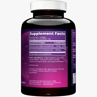 Foto 2 | Suplemento Mrm Nutrition Coq-10 De 100 Mg Para La Salud Del Corazón, 120 Porciones - Venta Internacional.