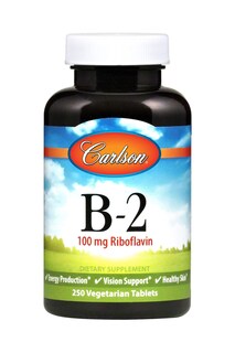 Foto 1 | Suplemento Carlson B-2 100 Mg De Riboflavina 250 Tabletas Vegetariano - Venta Internacional.