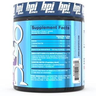 Foto 3 | Suplemento Bpi Sports Cla + Carnitina, 365 Ml, Sabor A Cono De Nieve - Venta Internacional.