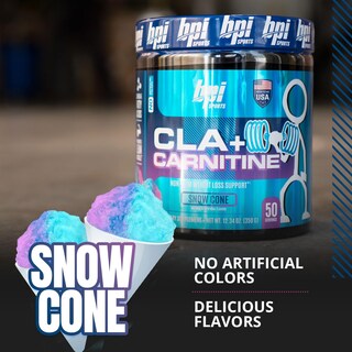 Foto 4 | Suplemento Bpi Sports Cla + Carnitina, 365 Ml, Sabor A Cono De Nieve - Venta Internacional.
