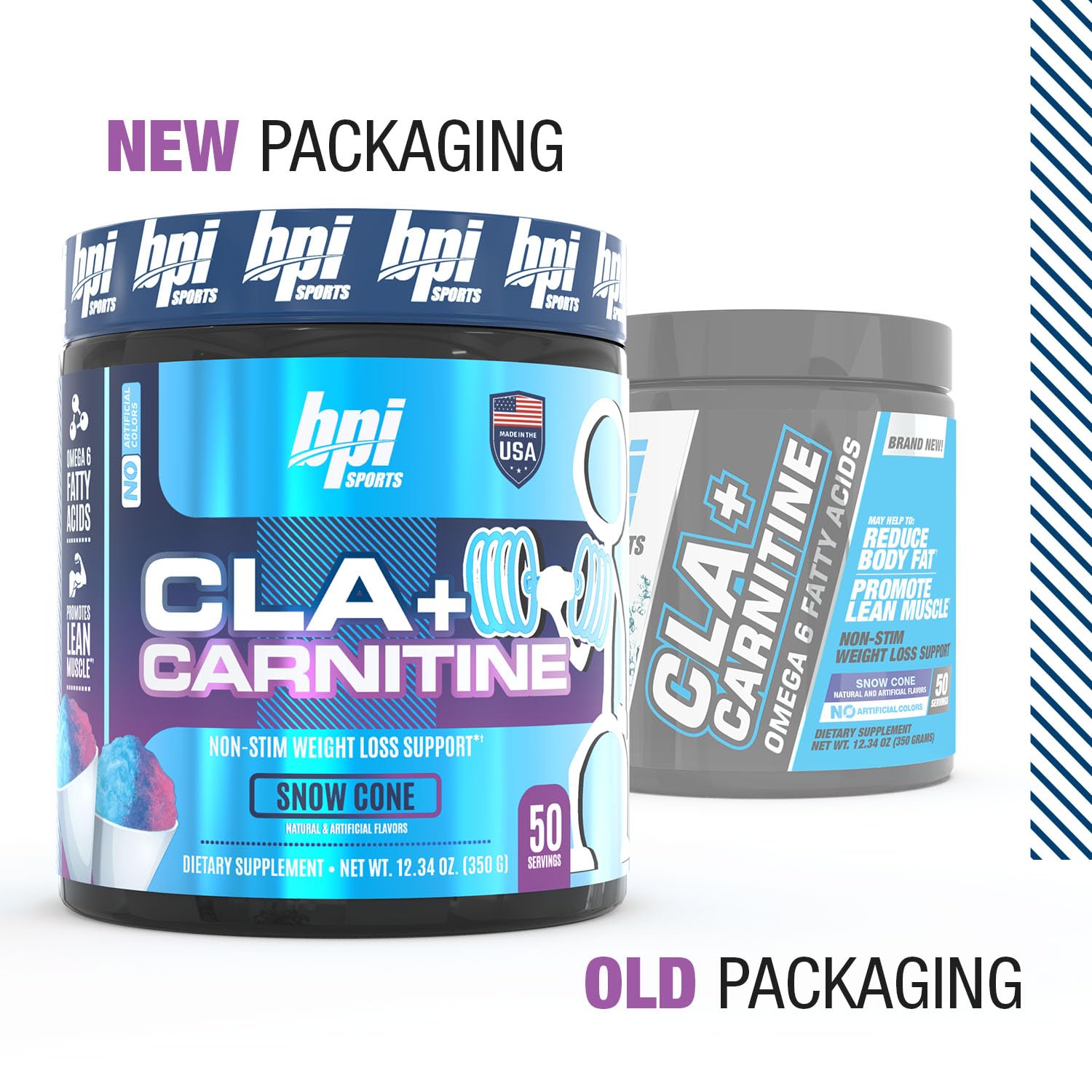 Foto 7 pulgar | Suplemento Bpi Sports Cla + Carnitina, 365 Ml, Sabor A Cono De Nieve - Venta Internacional.