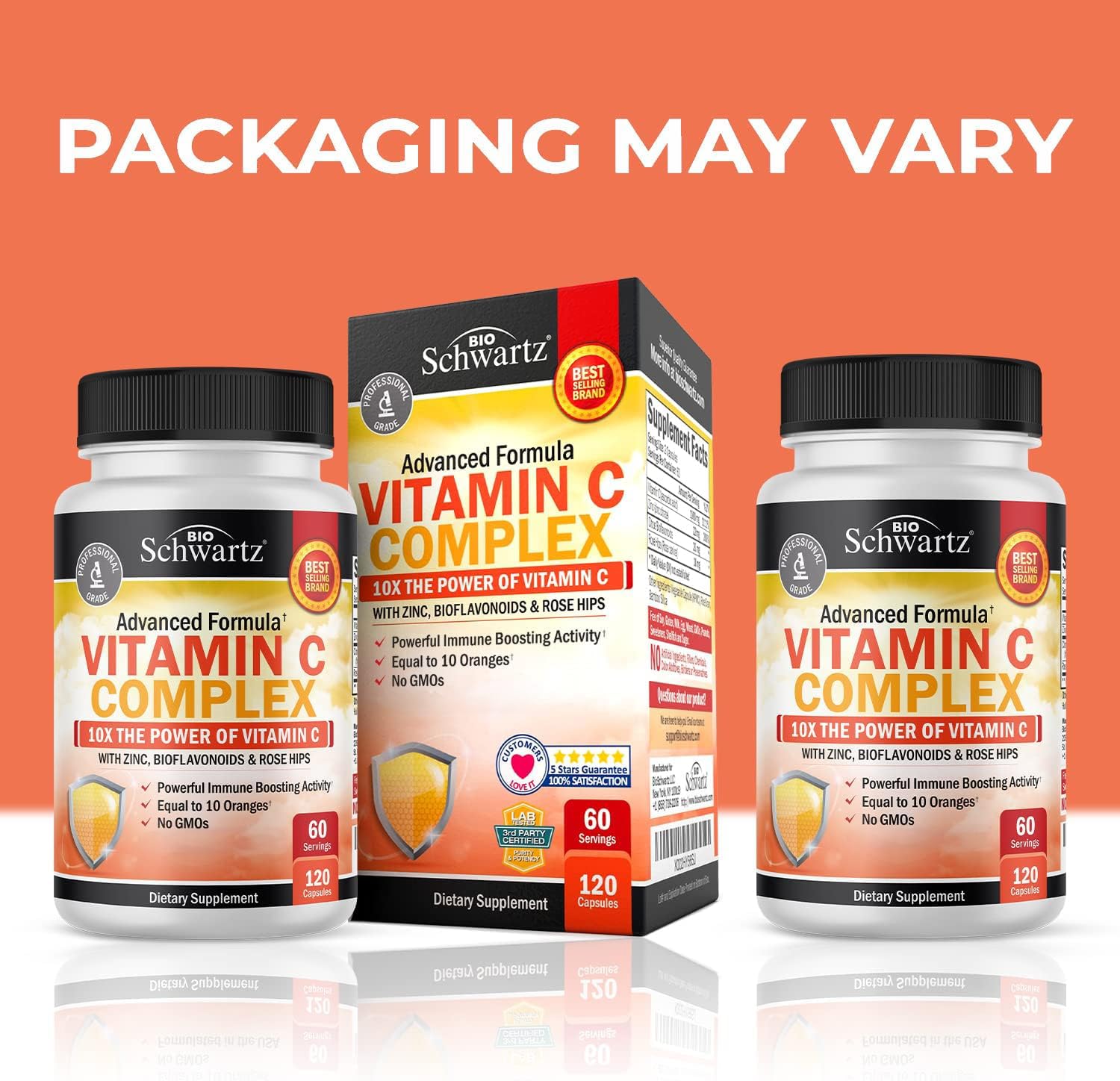 Foto 2 | Suplemento Bioschwartz De Vitamina C 1000 Mg Con Zinc 120 Cápsulas - Venta Internacional.