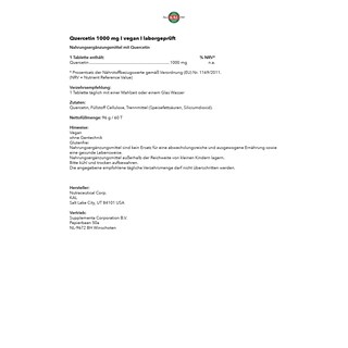 Foto 6 | Suplemento Kal Quercetina 1000 Mg Para El Apoyo Inmunológico, 60 Tabletas - Venta Internacional.