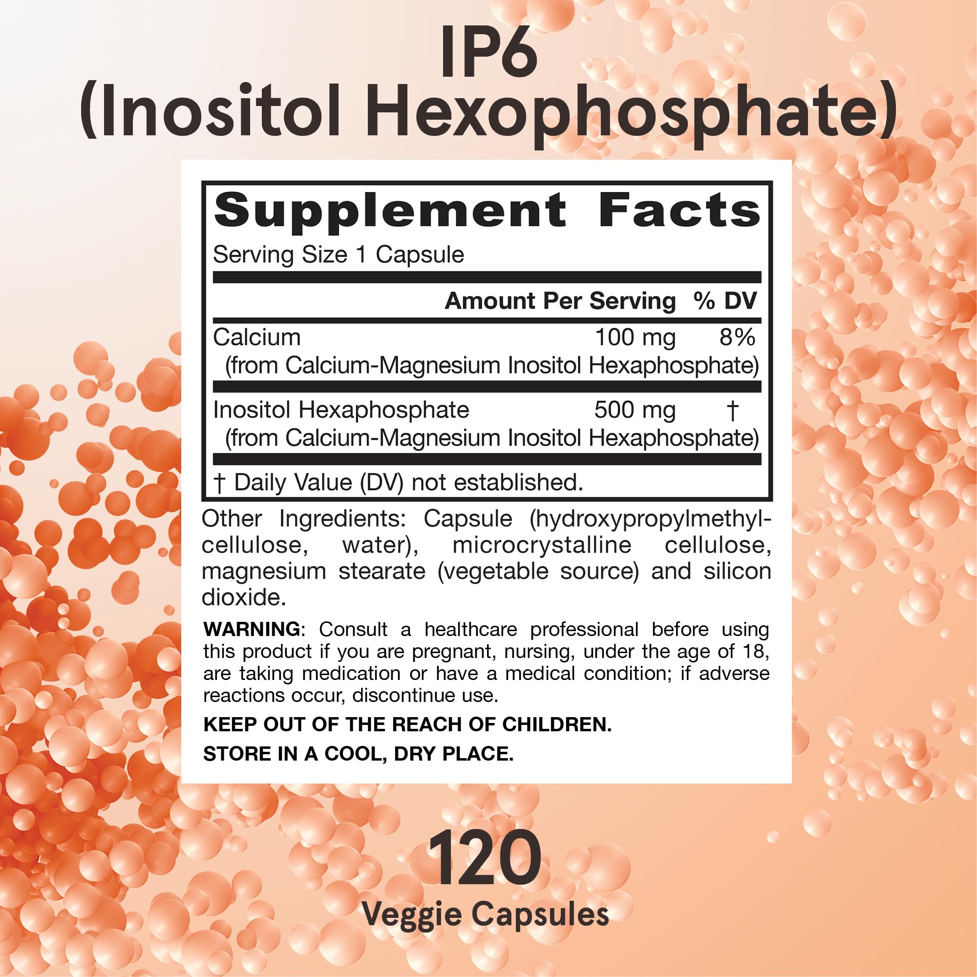 Foto 7 pulgar | Suplemento De Hexafosfato De Inositol Ip6 De Jarrow Formulas, 500 Mg - Venta Internacional.