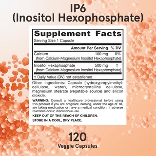 Foto 6 | Suplemento De Hexafosfato De Inositol Ip6 De Jarrow Formulas, 500 Mg - Venta Internacional.