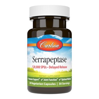 Foto 1 | Suplemento Carlson Serrapeptase 120000 Spus 30 Cápsulas - Venta Internacional.