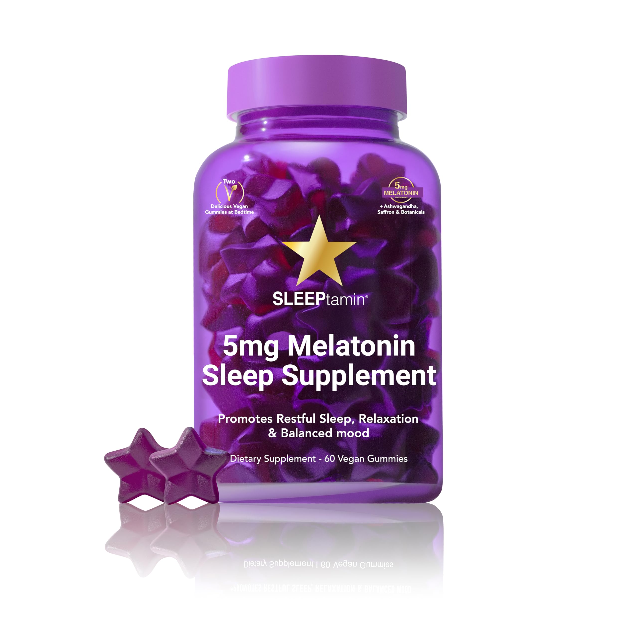 Foto 2 pulgar | Gomitas Para Dormir Hairtamin Sleeptamin Melatonina 5 Mg 60 Veganas - Venta Internacional.