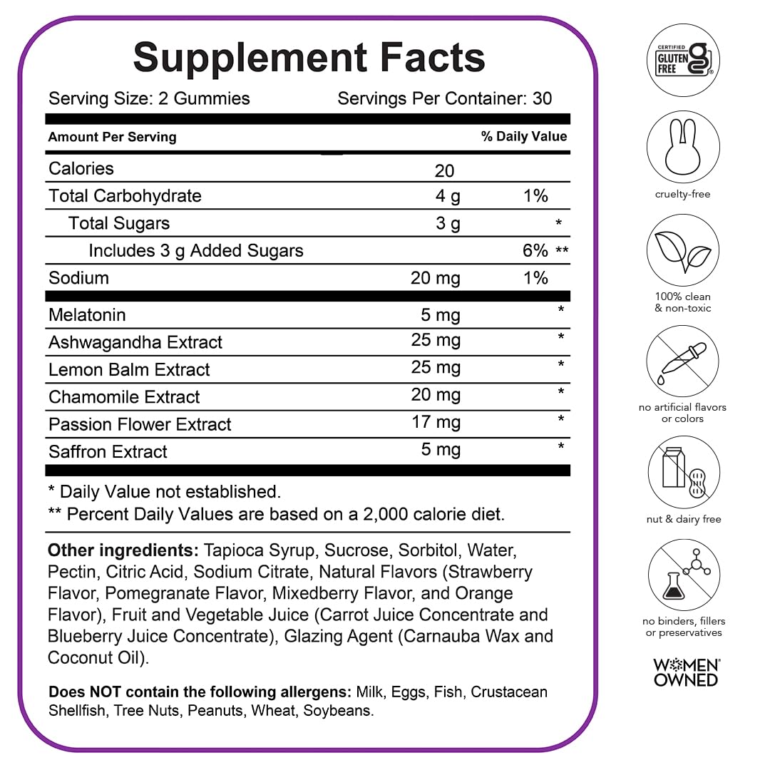 Foto 4 pulgar | Gomitas Para Dormir Hairtamin Sleeptamin Melatonina 5 Mg 60 Veganas - Venta Internacional.