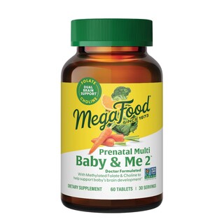 Foto 1 | Vitaminas Prenatales Megafood Baby & Me 2 Para Mujeres 60 Comprimidos - Venta Internacional.