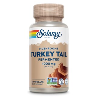 Foto 1 | Suplemento De Hongos De Cola De Pavo Fermentados Solaray 500 Mg - Venta Internacional.