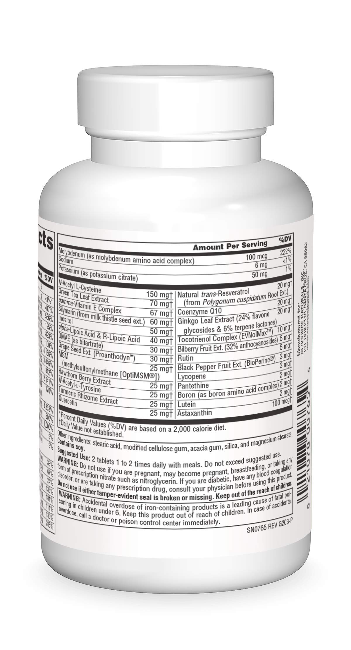Foto 3 pulgar | Suplemento Source Naturals Life Force Multiple 60 Comprimidos - Venta Internacional.