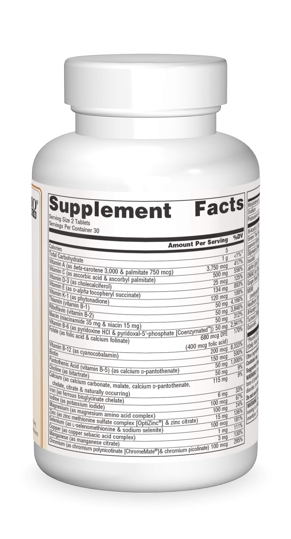 Foto 4 pulgar | Suplemento Source Naturals Life Force Multiple 60 Comprimidos - Venta Internacional.