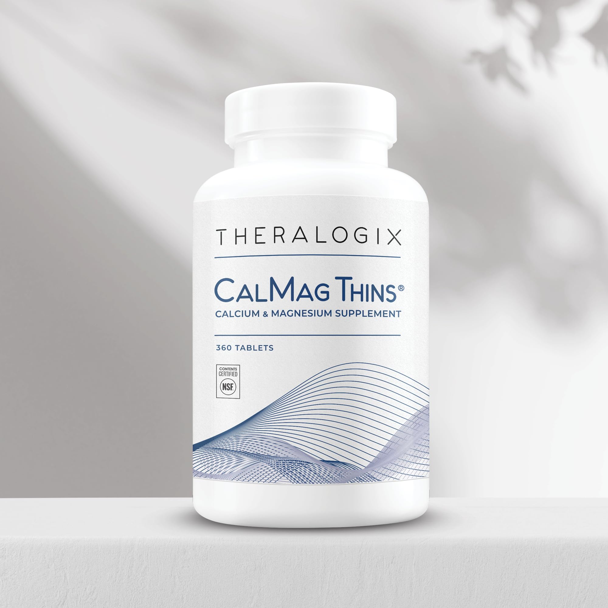 Foto 8 pulgar | Suplemento Theralogix Calmag Thins Calcio Y Magnesio 360 Tabletas - Venta Internacional.
