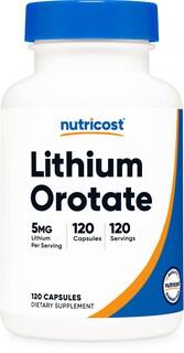 Foto 1 | Suplemento Nutricost De Orotato De Litio 5 Mg 120 Cápsulas - Venta Internacional.