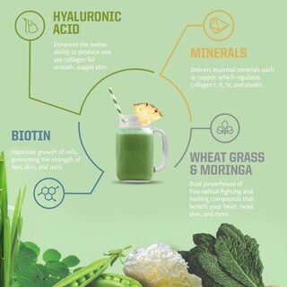 Foto 3 | Suplemento Potenciador De Colágeno Sunwarrior Beauty Greens, 300 G - Venta Internacional.