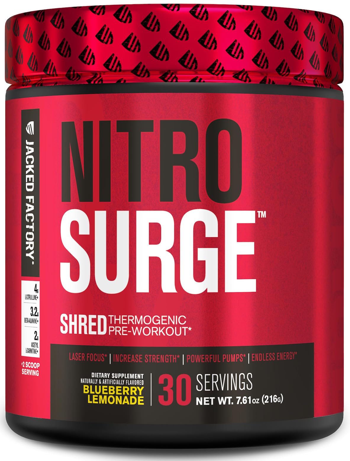 Foto 2 pulgar | Suplemento Para Antes Del Entrenamiento Jacked Factory Nitrosurge Shred - Venta Internacional.