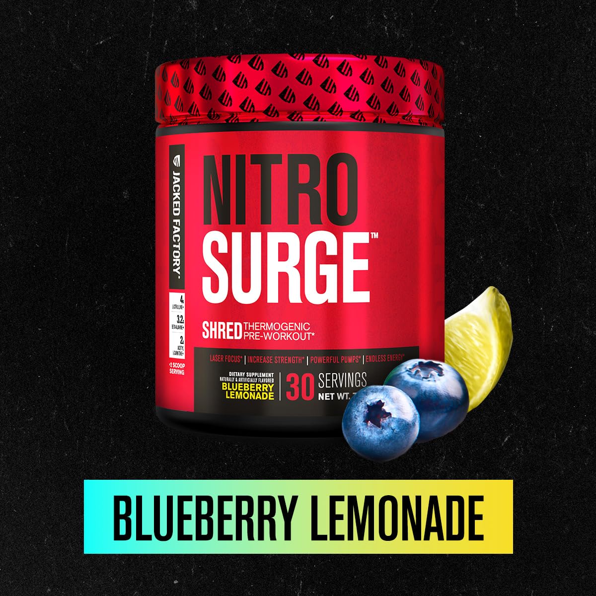 Foto 4 pulgar | Suplemento Para Antes Del Entrenamiento Jacked Factory Nitrosurge Shred - Venta Internacional.