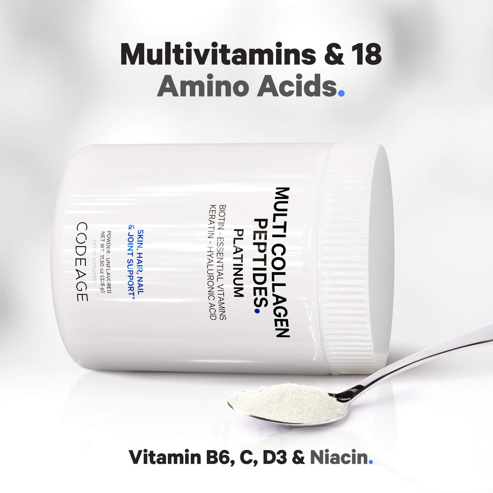 Foto 6 pulgar | Suplemento Codeage Con Biotina Multicolágeno, 10000 Mcg, Café, 340 Ml - Venta Internacional.