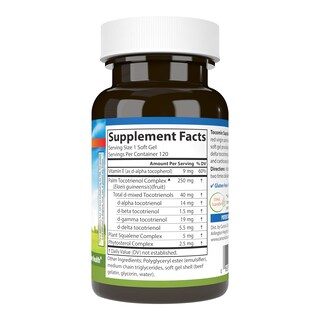Foto 2 | Suplemento Carlson Tocomin Suprabio Tocotrienol Complex 120 Cápsulas Blandas - Venta Internacional.