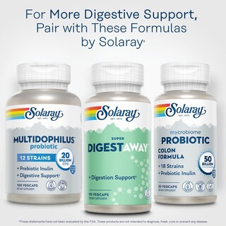 Foto 6 | Enzimas Digestivas Solaray Super Digestaway 90 Cápsulas Vegetarianas - Venta Internacional.