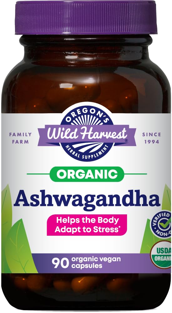 Foto 1 | Suplemento De Ashwagandha De Oregon Wild Harvest 90 Cápsulas - Venta Internacional.
