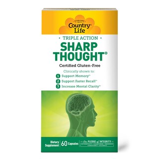 Foto 7 | Suplemento Country Life Sharp Thought 60 Cápsulas - Venta Internacional.