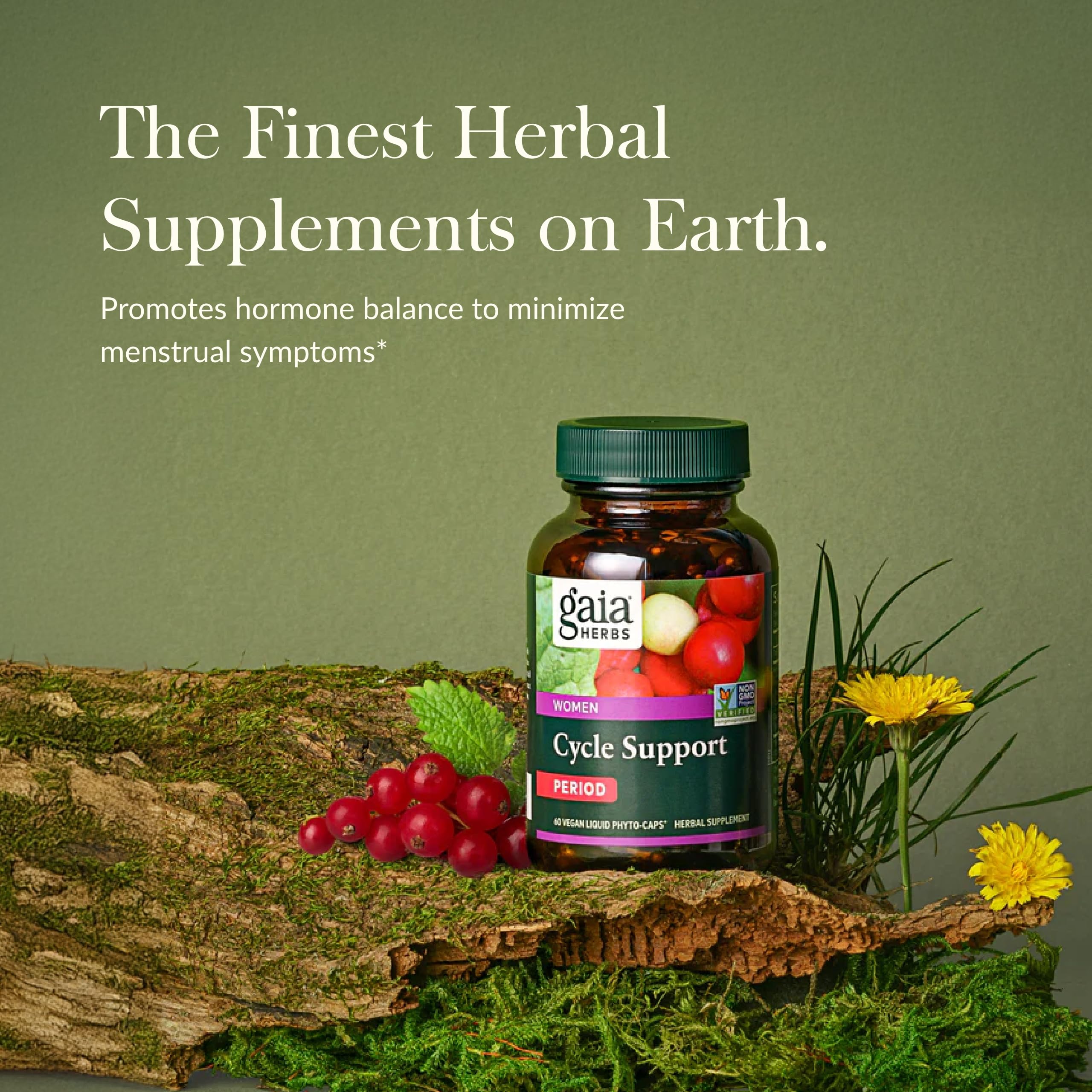 Foto 4 pulgar | Suplemento Gaia Herbs Cycle Support Hormone Balance 60 Cápsulas - Venta Internacional.