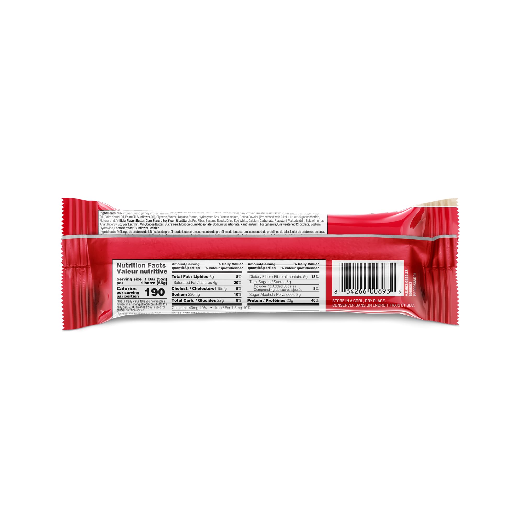 Foto 8 pulgar | Pretzel Protein Snack Bar Bsn Protein Crisp Con Caramelo Salado, 20 G - Venta Internacional.