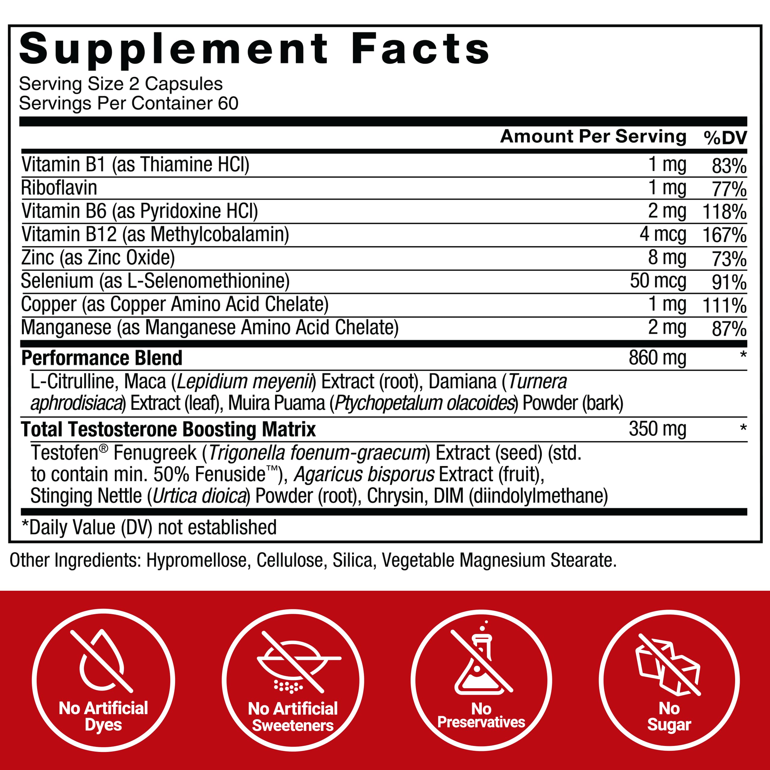 Foto 7 pulgar | Testosterone Booster Force Factor Test X180 Alpha 120 Cápsulas - Venta Internacional.