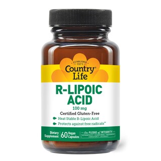 Foto 1 | Suplemento Country Life De Ácido R-lipoico 100 Mg 60 Cápsulas Veganas - Venta Internacional.