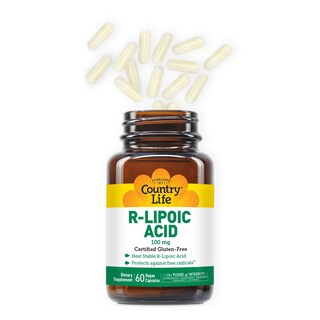Foto 6 | Suplemento Country Life De Ácido R-lipoico 100 Mg 60 Cápsulas Veganas - Venta Internacional.