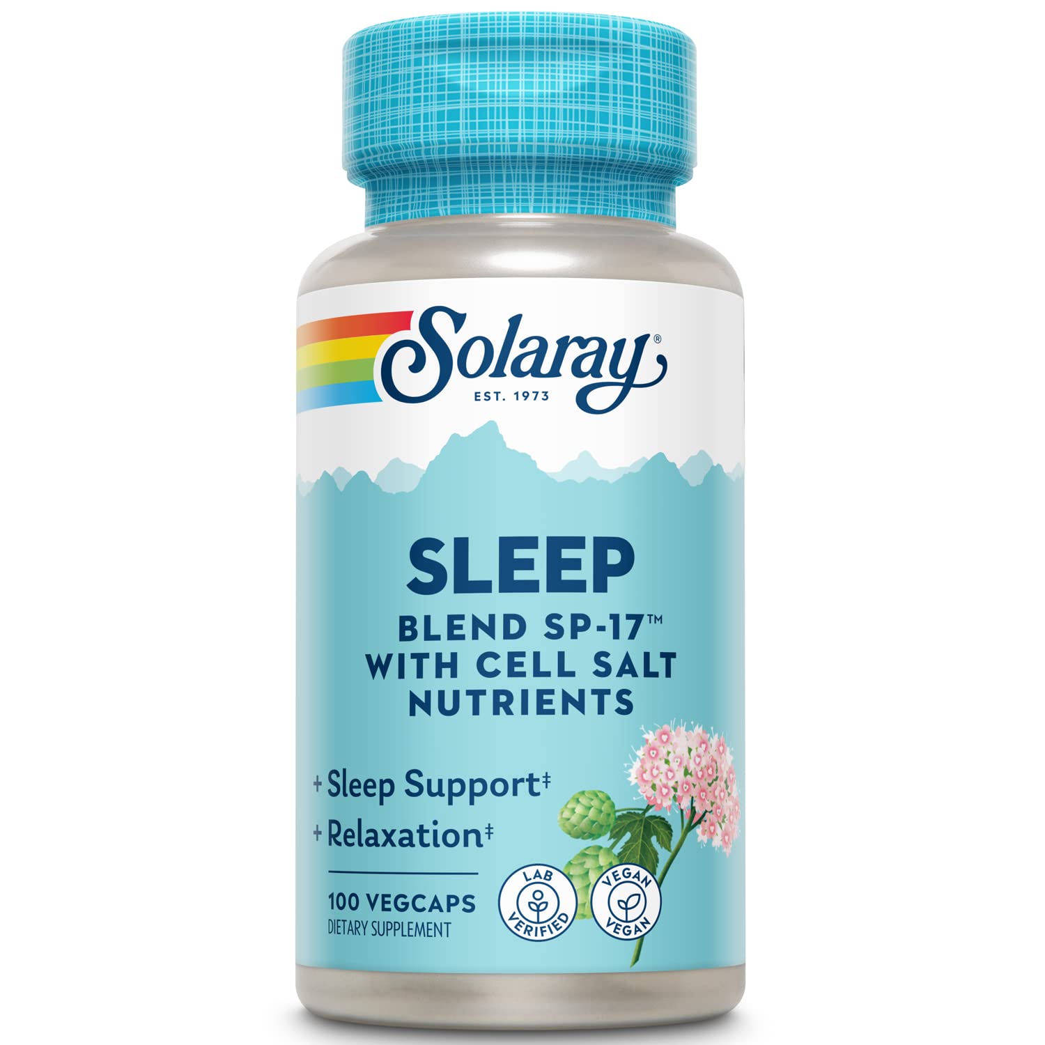 Foto 2 pulgar | Suplemento Solaray Sleep Blend Sp-17 Herbal 100 Cápsulas Vegetales - Venta Internacional.