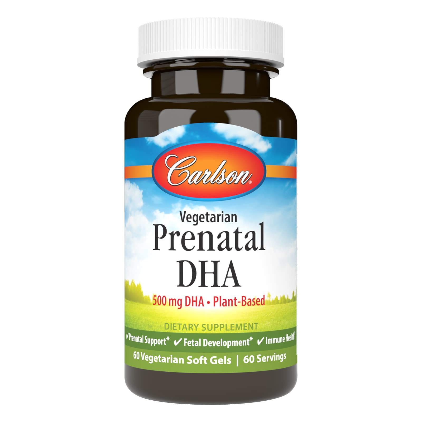 Foto 2 pulgar | Suplemento Carlson Vegetarian Prenatal Dha En Cápsulas Blandas De 500 Mg - Venta Internacional.