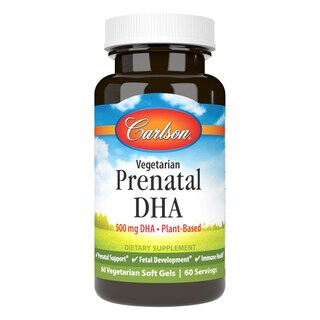 Foto 1 | Suplemento Carlson Vegetarian Prenatal Dha En Cápsulas Blandas De 500 Mg - Venta Internacional.