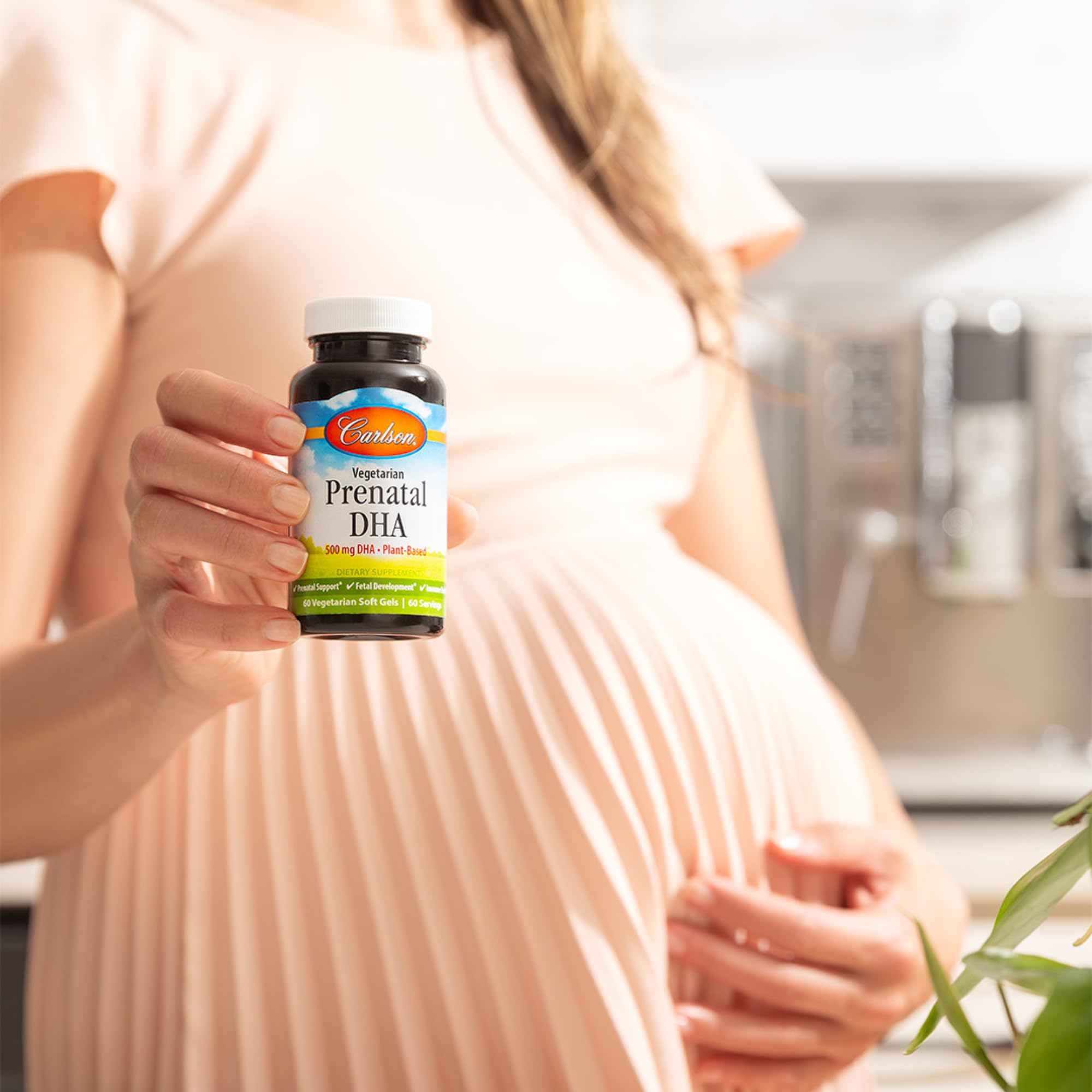 Foto 4 pulgar | Suplemento Carlson Vegetarian Prenatal Dha En Cápsulas Blandas De 500 Mg - Venta Internacional.