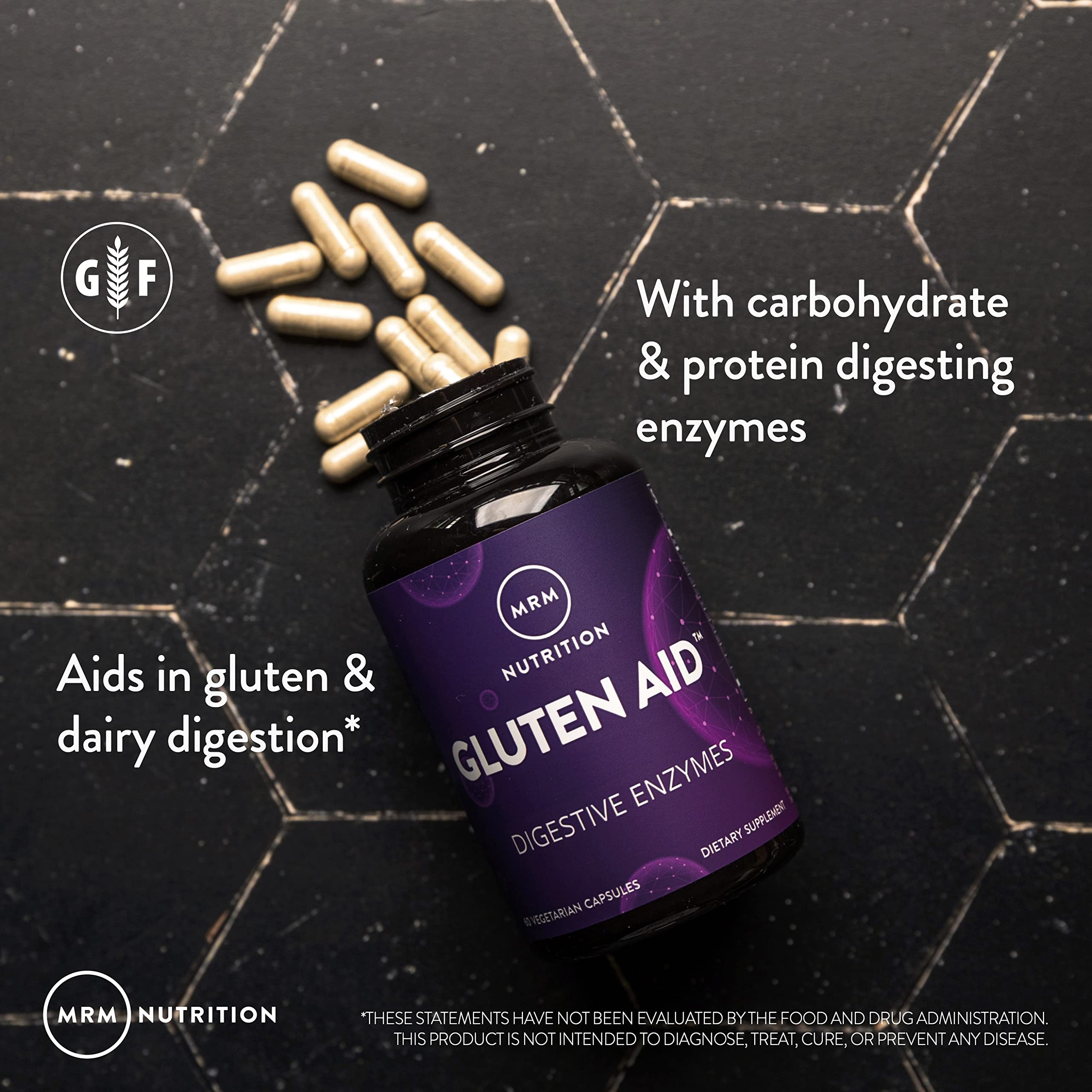 Foto 5 pulgar | Suplemento Para Enzimas Digestivas Gluten-aid™ De Mrm Nutrition, 60 Porciones - Venta Internacional.